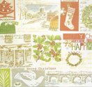 Christmas Time Scrapbooking Paper 12" x 12" - Multi Patterned
