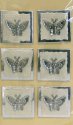 Embellishment Stickers - Metal Butterflies - Square