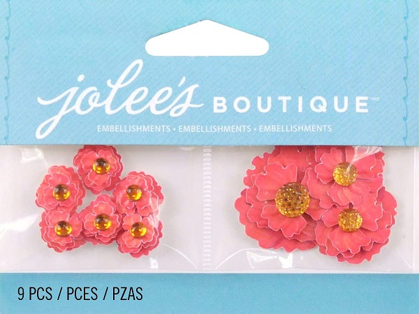 Jolee\'s Boutique Small-Orange Poppies