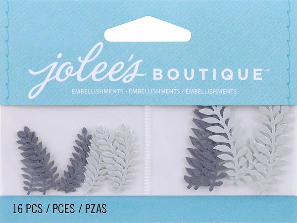 Jolee\'s Boutique Small-Silver Leaves