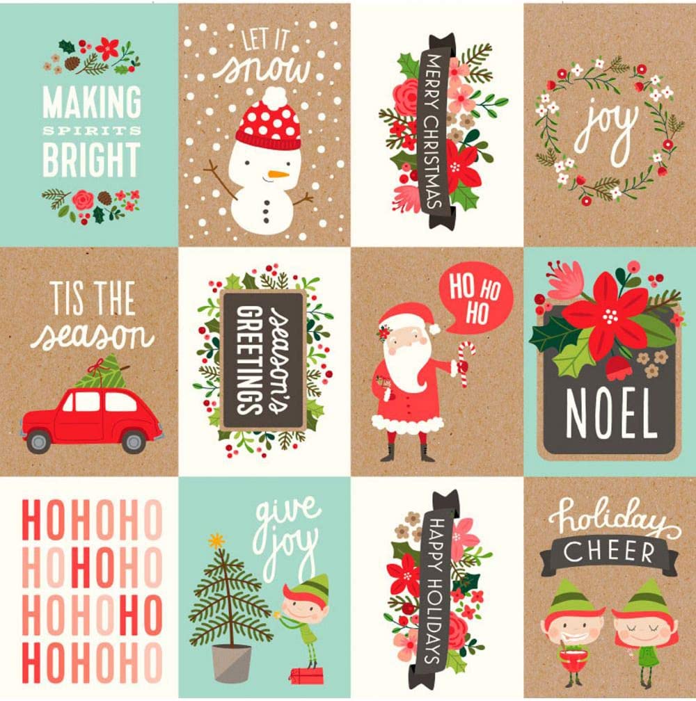 American Crafts Holidays & Events Paper Ho Ho Ho.