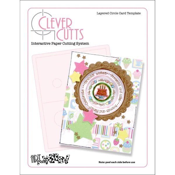 Clever Cutts Layered Circle Card Template