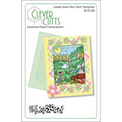 Clever Cutts Large Inset Box Card Template