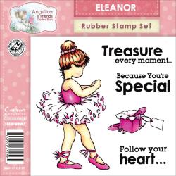 Crafters Companion Angelica Rubber Stamps - Eleanor
