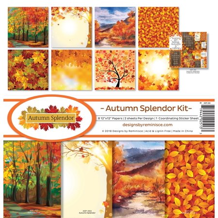 Reminisce Collection Kit 12"X12" Autumn Splendor