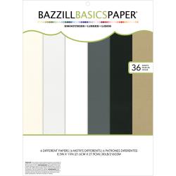 Bazzill Basics Cardstock Pad 8.5\"X11\" 36/Pkg Smoothies Neutrals