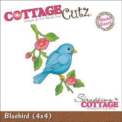 CottageCutz Die 4\"X4\" - Bluebird
