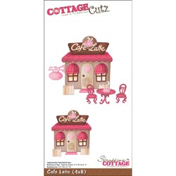 CottageCutz Die 4\"X8\" - Cafe Latte
