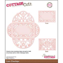 CottageCutz Die 3.7" x 2.5" - Lace Envelope