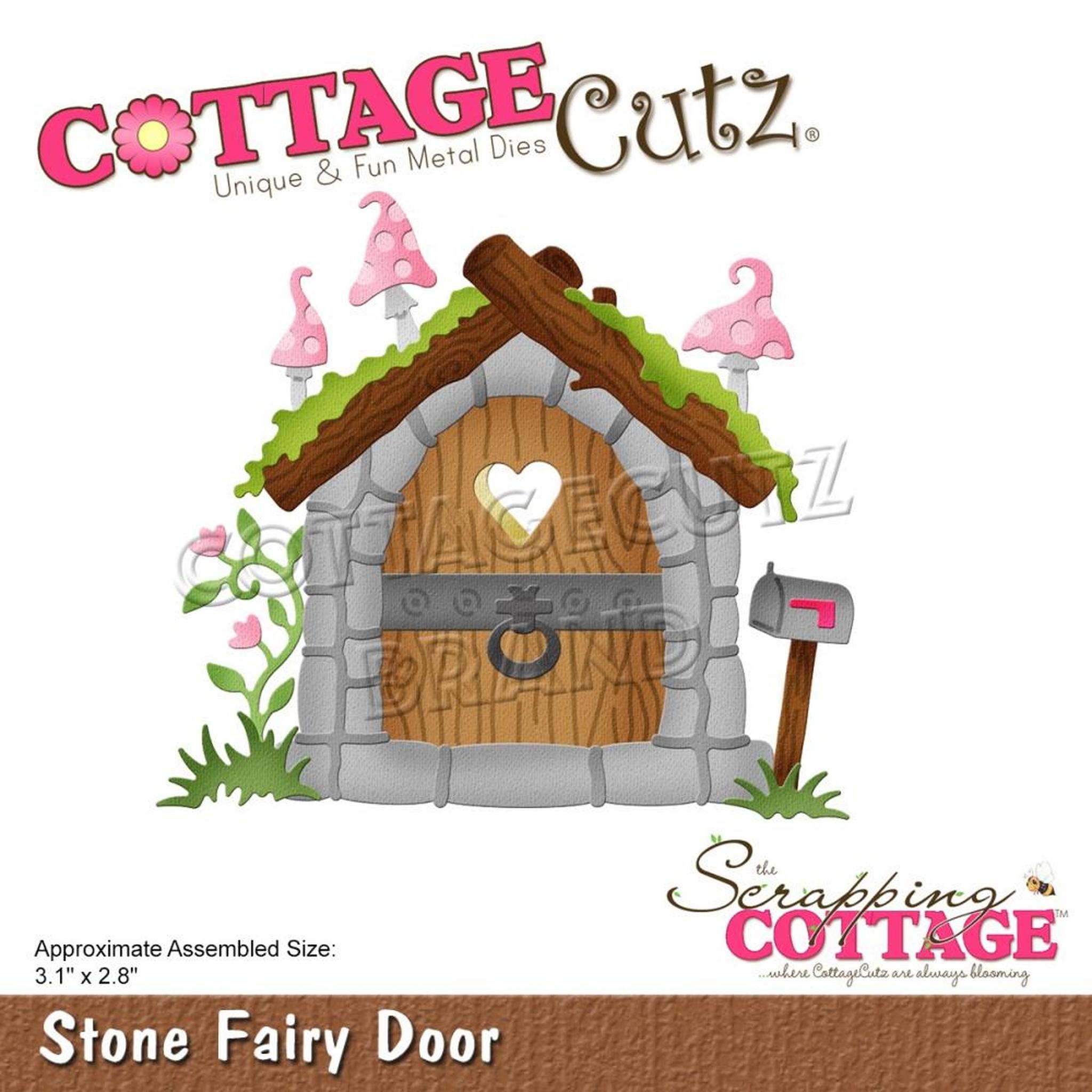 CottageCutz Dies Fairy Door 3.1\"X2.8\"