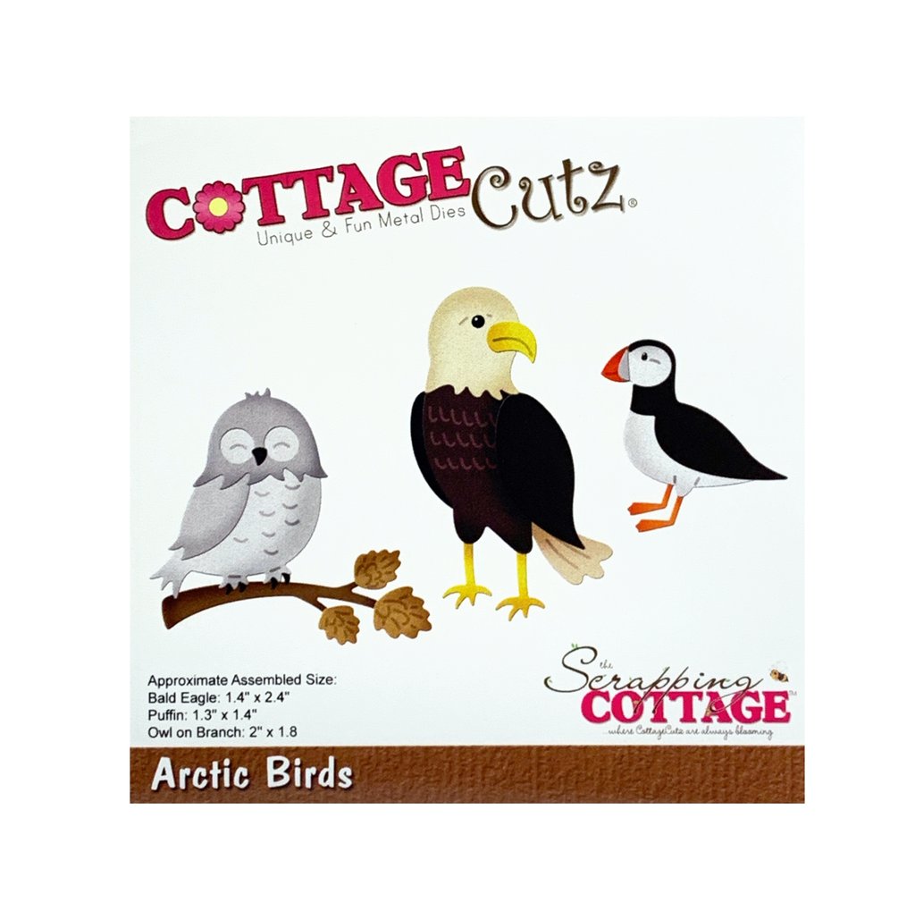 CottageCutz Dies Arctic Birds, 1.4\" To 2.4\"