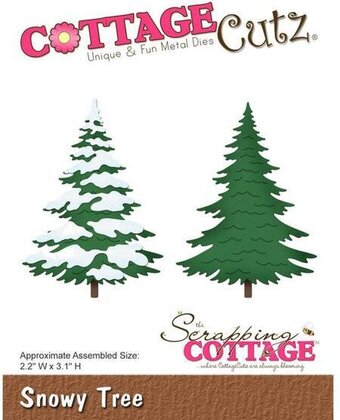 CottageCutz Dies Arctic Snowy Tree, 1.1\" To 2.6\"