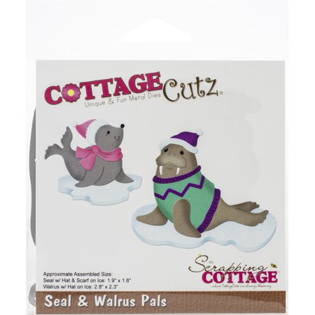 CottageCutz Dies Seal & Walrus Pals, 1.6\" To 2.8\"