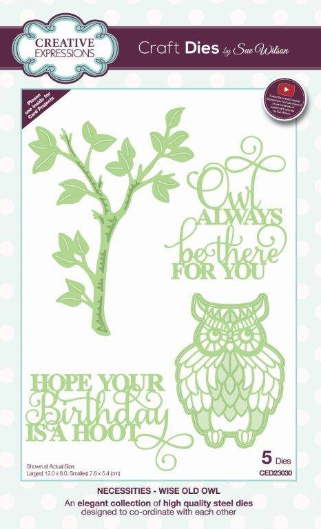 Sue Wilson Necessities Collection Wise Old Owl
