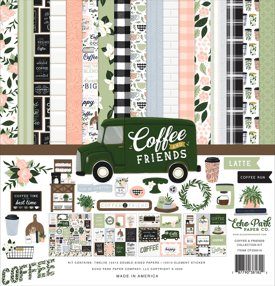 Echo Park Collection Kit 12\"x12\" - Coffee & Friends