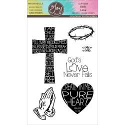 Joy Clair Clear Stamps 4\"X6\" God\'s Love