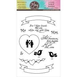 Joy Clair Clear Stamps 4\"X6\" Song of Solomon