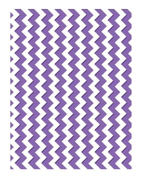 Couture Creations Embossing Folder Zig Zag Chevrons Harmony Coll