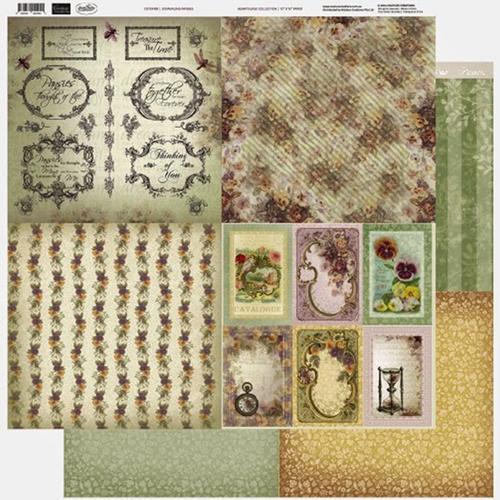 Couture Creations Hearts Ease Collection - Journalling Pansies