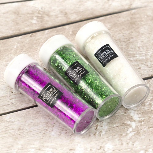 Couture Creations-Be Merry And Classic Glitter Vials 3/Pkg