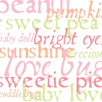 Phrase Cafe Baby Faces Paper 12\" x 12\" - Chloe Vellum (25)