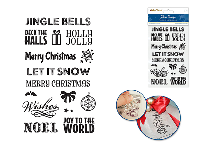 Forever in Time Holiday Trendz Clear Stamps - Jingle Bells