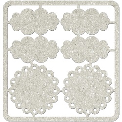FabScraps Die-Cut - Cloud Tags & Scalloped Round D
