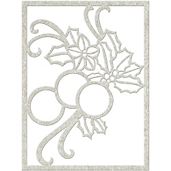 FabScraps Floral Delight Die-Cut - Holly Bliss
