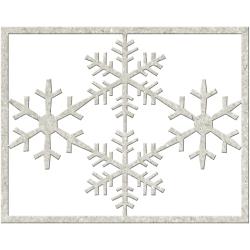 FabScraps Floral Delight Die-Cut - Small Snowflakes