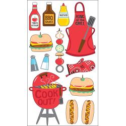 Sticko Classic Stickers-King of the Grill