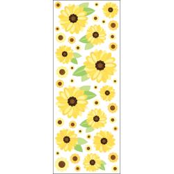 Sticko Puffy Stickers-Sunflowers