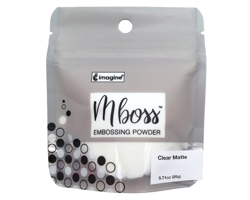 Imagine Crafts - Mboss - Embossing Powder - Clear Matte