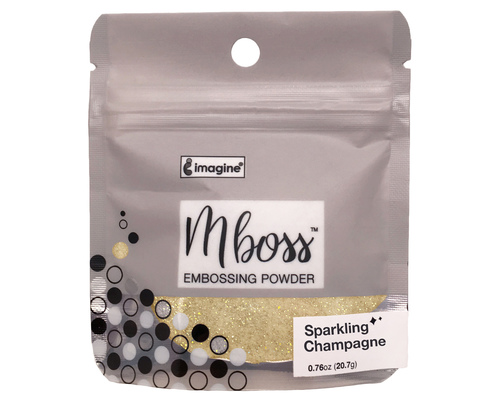 Imagine Crafts - Mboss - Embossing Powder - Sparkling Champagne