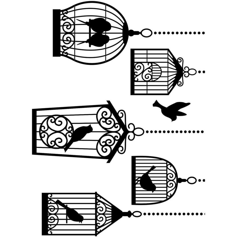 Darice Embossing Essentials Folder - Birdcage