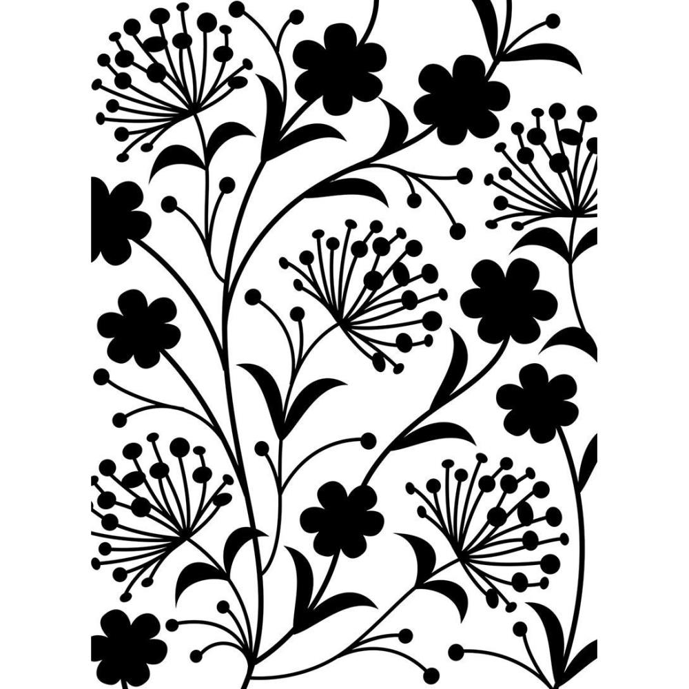 Darice Embossing Essentials Folder - Dandelion Background