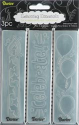 Darice Embossing Essentials Folders - Borders - Birthday