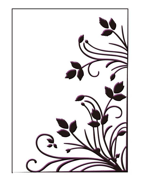 Ecstasy Crafts Embossing Folder 5\"x7\" Burst of Spring