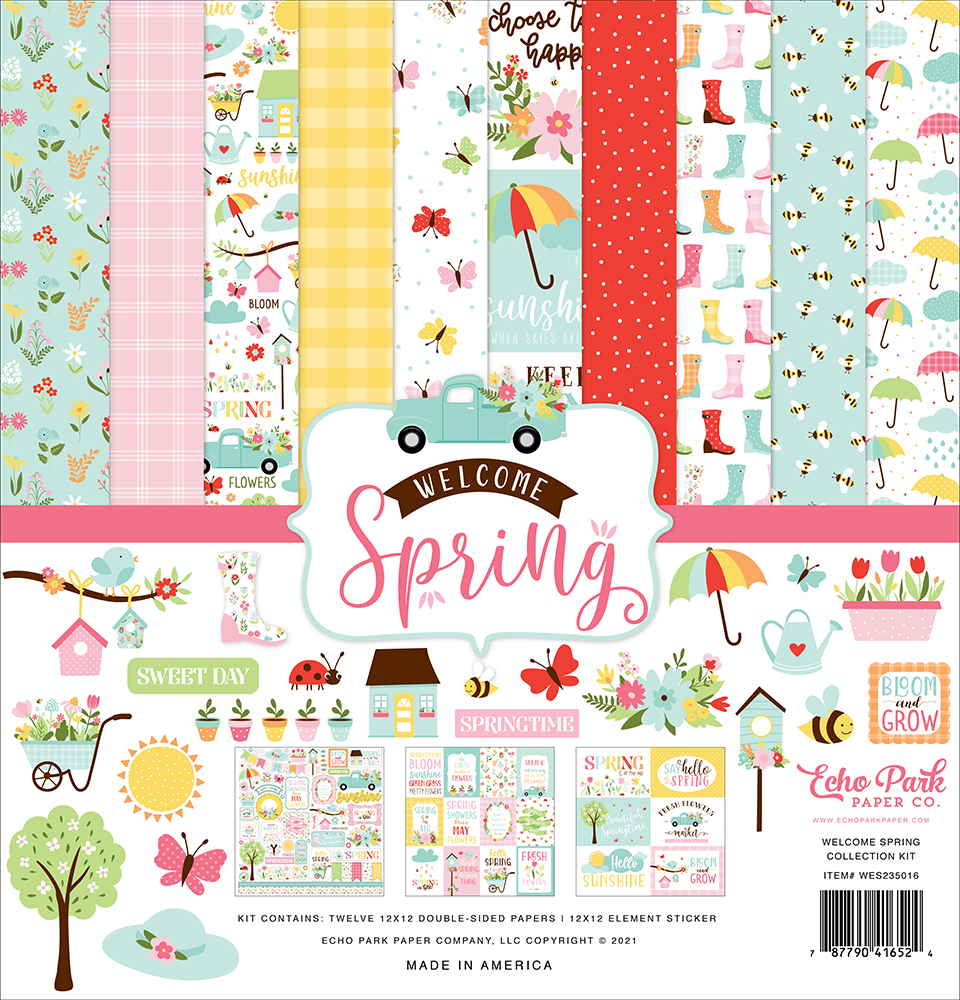 Echo Park Collection Kit 12\"x12\" - Welcome Spring