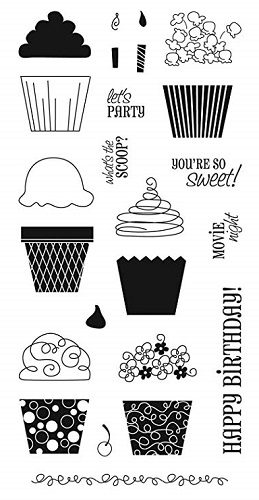 Fiskars Clear Stamps - Cupcakes and More