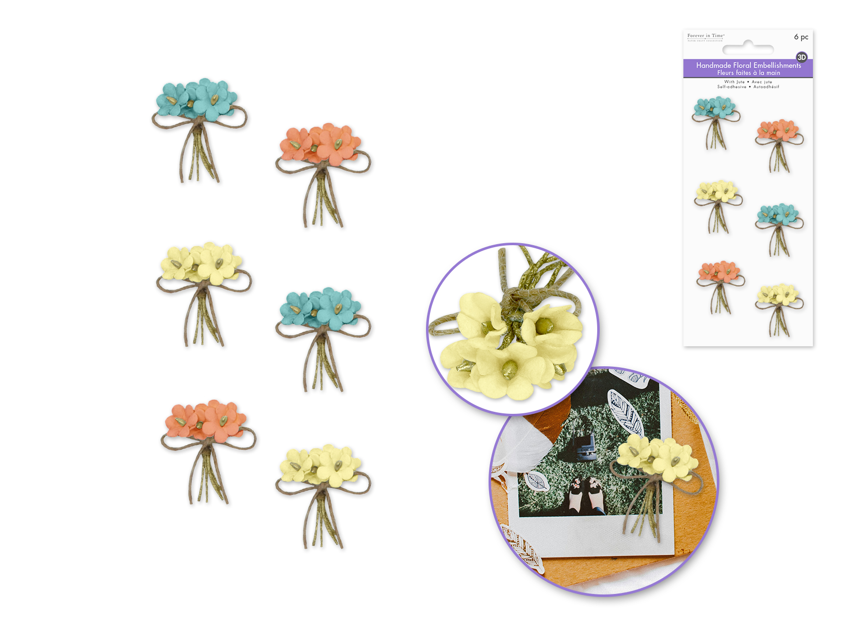Forever in Time Handmade Floral Daisy Bouquets - Paradise