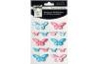 Grant Studios Paper Chic Designer 3D Stickers Butterflies