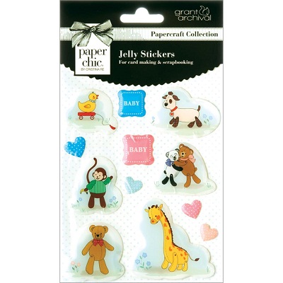 Grant Studios Paper Chic - Jelly Stickers Baby