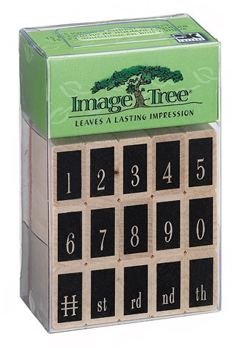 Image Tree Stamps - Swanky Numbers