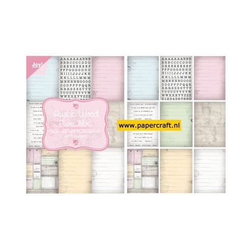 Joy! Crafts Paper Bloc A5 - Rustic Wood