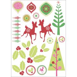 Kaisercraft Printed Chipboard 8.25\"X5.75\" - Silly Season