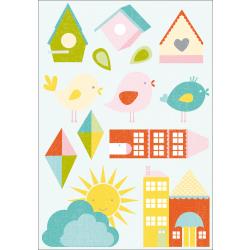 Kaisercraft Fine and Sunny Layered Chipboard 8.25\"X5.75\"