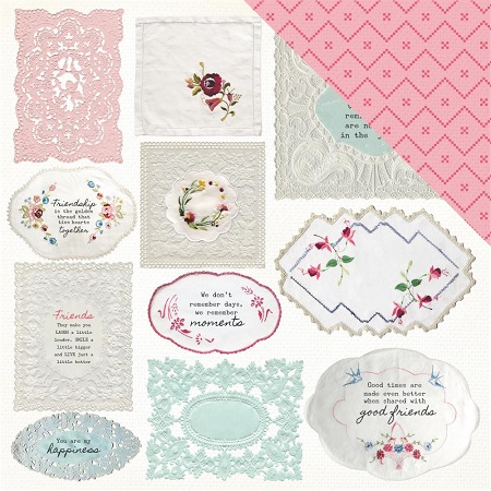 KaiserCraft Miss Betty Paper - Handkerchief
