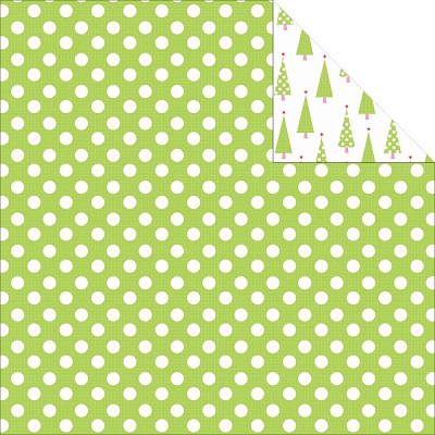 KaiserCraft Mint Twist Paper - Peppermint