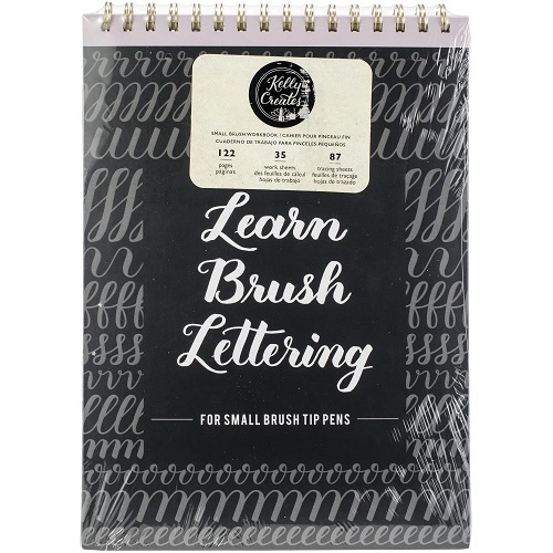 Kelly Creates Small Brush Workbook Learn Lettering