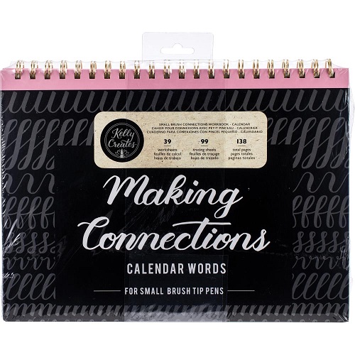 Kelly Creates Small Brush Workbook Calendar Words